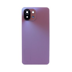 Tampa Traseira+Lente da Câmera Xiaomi Mi 11 Lite/Mi 11 Lite 5G Rosa Pêssego